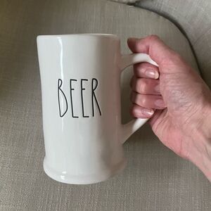 Rae Dunn BEER Stein - Ceramic - 20oz